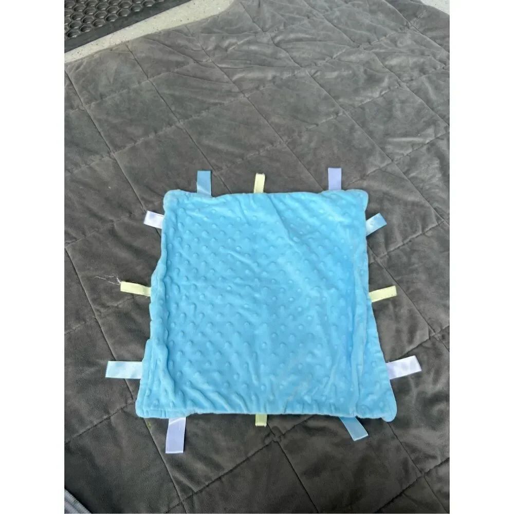Blue Patterned Baby Tag Lovie - Picture 4 of 7
